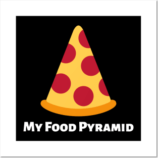 My food pyramid Posters and Art